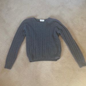 Barker Scotland Merino Wool Cableknit sweater Sz M. Worn once.